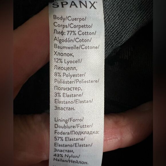 Spanx vintage distressed skinny jeans size xs black pull on edgy rocker punk - Picture 7 of 11